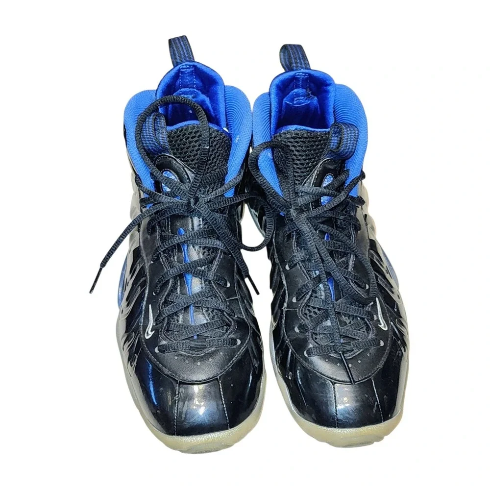 🔥 Nike Little Posite One GS  Space Jam  Color  Black/Blue  Size 7 Youth 2018 🔥